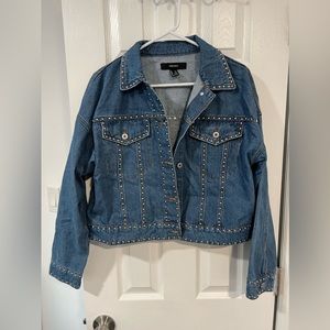 Studded jean jacket